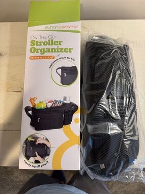ethan & emma On The Go Universal Stroller Organizer with Insulated Cup Holders